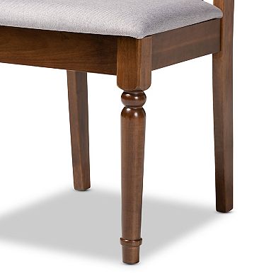 Baxton Studio Elaine Dining Table & Chair 5-piece Set