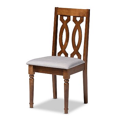 Baxton Studio Elaine Dining Table & Chair 5-piece Set