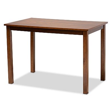 Baxton Studio Kasia Dining Table & Chair 5-piece Set