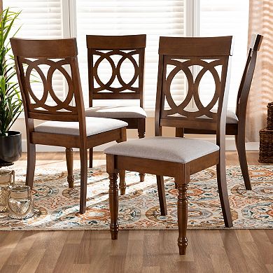 Baxton Studio Lucie Dining Chair 4-piece Set