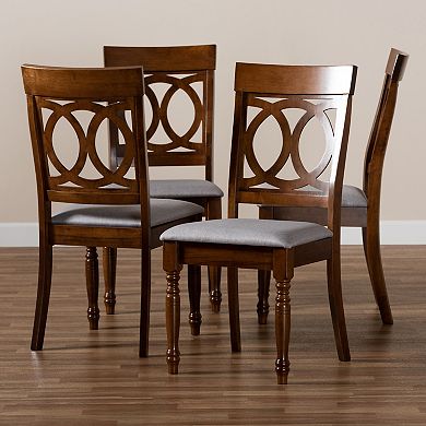 Baxton Studio Lucie Dining Chair 4-piece Set