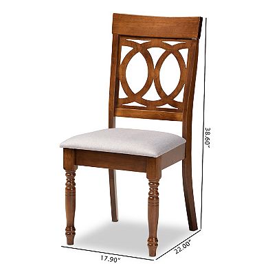 Baxton Studio Lucie Dining Chair 4-piece Set