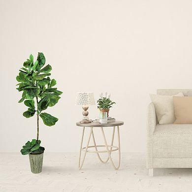 Designs by Lauren 5-ft. Artificial Fig Tree Floor Decor