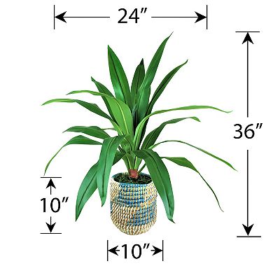 Designs by Lauren 36-in. Artificial Dracaena Floor Decor