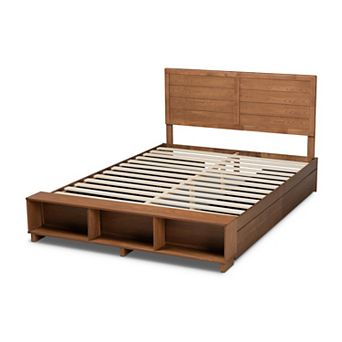 Baxton Studio Alba Platform Storage Bed