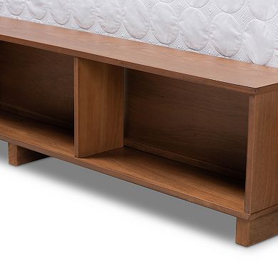Baxton Studio Alba Platform Storage Bed
