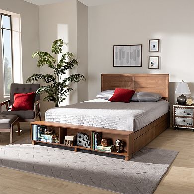 Baxton Studio Alba Platform Storage Bed