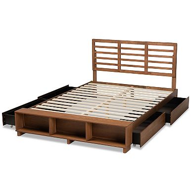 Baxton Studio Milana Platform Storage Bed