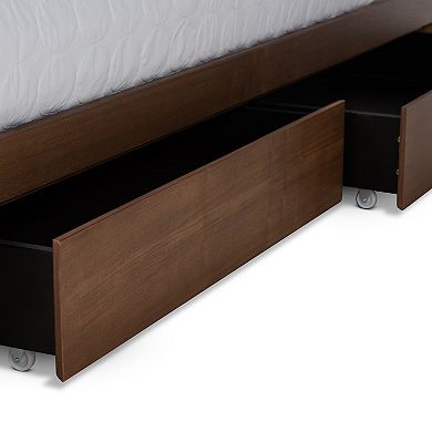 Baxton Studio Milana Platform Storage Bed