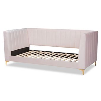 Baxton Studio Oksana Velvet Daybed