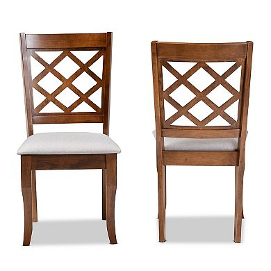 Baxton Studio Verner Dining Chair 2-piece Set