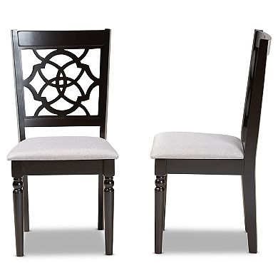 Baxton Studio Renaud Dining Chair 2-piece Set