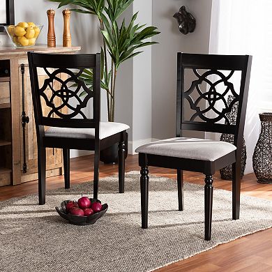 Baxton Studio Renaud Dining Chair 2-piece Set