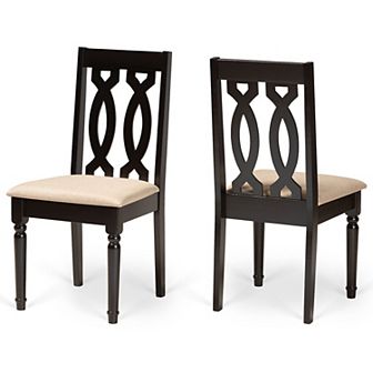 Baxton Studio Cherese Dining Chair 2 pc Set