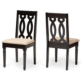 Baxton Studio Cherese Dining Chair 2 pc Set