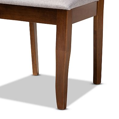 Baxton Studio Adara Dining Table & Chair 4-piece Set