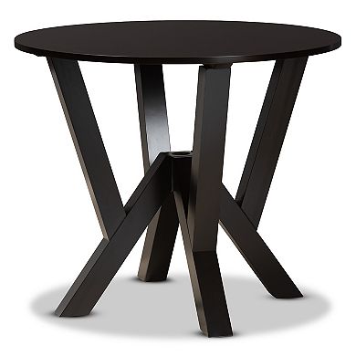 Baxton Studio Adina Dining Table & Chair 5-piece Set
