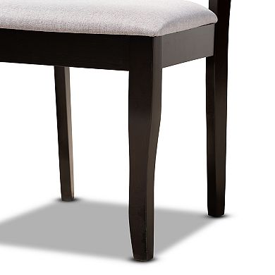 Baxton Studio Adina Dining Table & Chair 5-piece Set