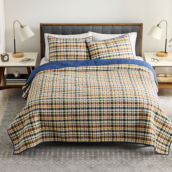 Sonoma Goods For Life® Reversible Plaid Quilt Set with Shams