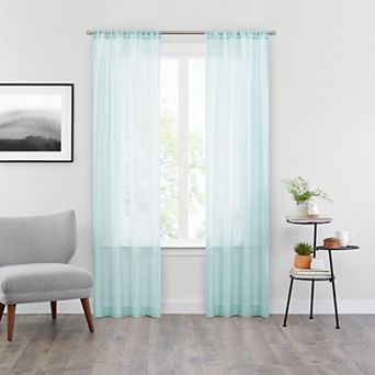 Vue Textured Voile Sheer Window Panel