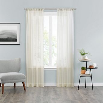 Vue Textured Voile Sheer Window Panel