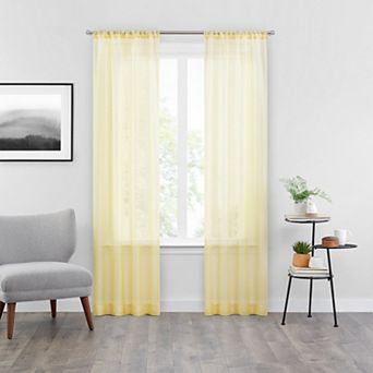 Vue Textured Voile Sheer Window Panel