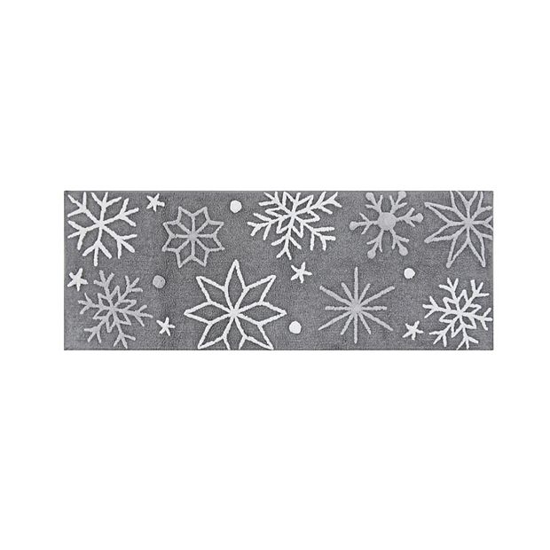 Snow Day Winter Rug, Snowflake, Seasonal Christmas, Winter Snowflake Rug,designer  Rug, Black Rug, Farm Rug, Indoor Rug, Boys Rug, Girsl Rug 