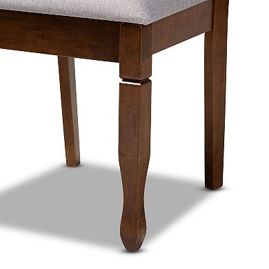 Baxton Studio April Dining Table & Chair 5-piece Set