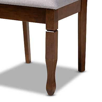 Baxton Studio Reneau Dining Table & Chair 6-piece Set