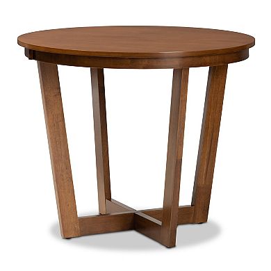 Baxton Studio Alicia Dining Table & Chair 5-piece Set