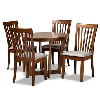 Baxton Studio Andi Dining Table & Chair 5 pc Set