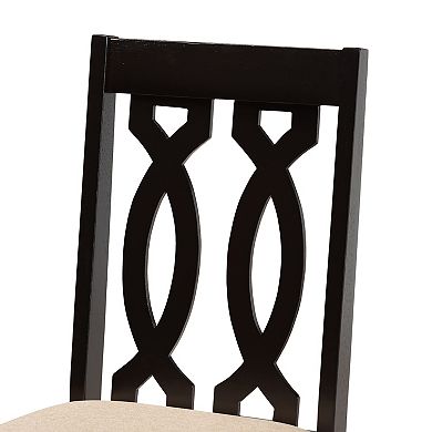 Baxton Studio Callie Dining Table & Chair 7-piece Set