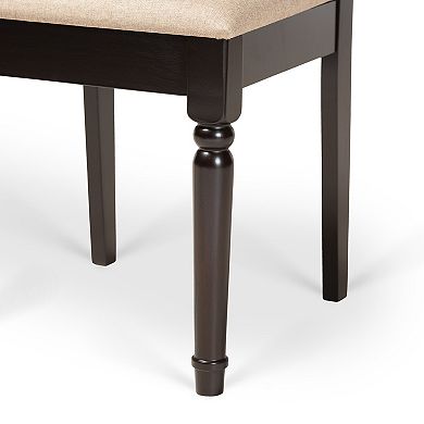 Baxton Studio Callie Dining Table & Chair 7-piece Set