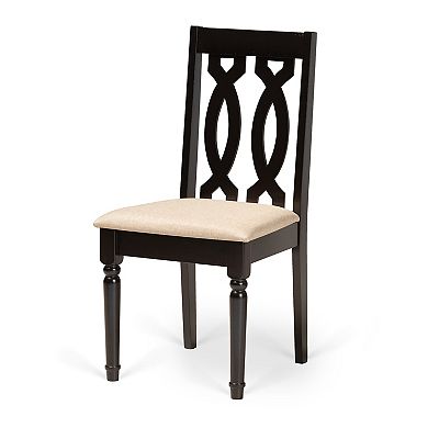 Baxton Studio Callie Dining Table & Chair 7-piece Set