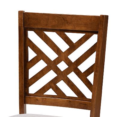 Baxton Studio Norah Dining Table & Chair 5-piece Set