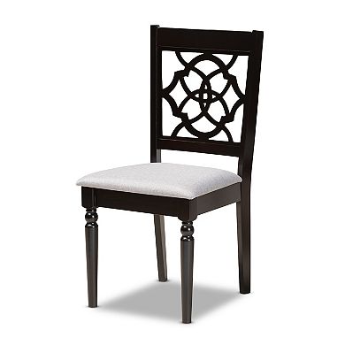 Baxton Studio Renaud Dining Table & Chair 7-piece Set