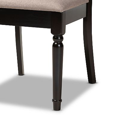 Baxton Studio Lucie Dining Table & Chair 7-piece Set