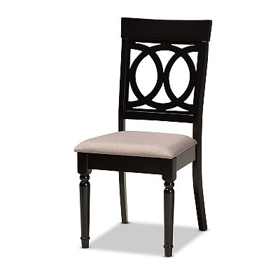 Baxton Studio Lucie Dining Table & Chair 7-piece Set