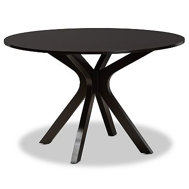 Baxton Studio Sadie Dining Table & Chair 7-piece Set