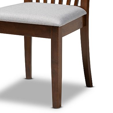 Baxton Studio Seda Dining Table & Chair 5-piece Set