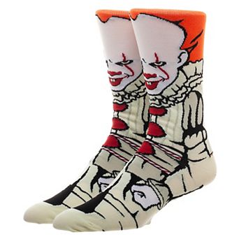 Men's Pennywise It Movie Crew Socks