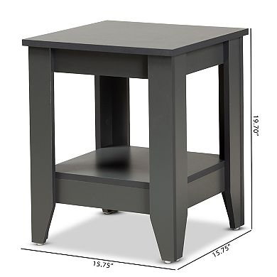 Baxton Studio Audra End Table