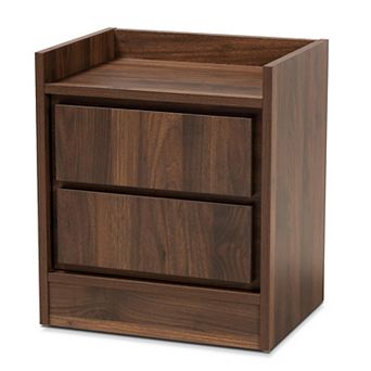 Baxton Studio Hale Nightstand Table