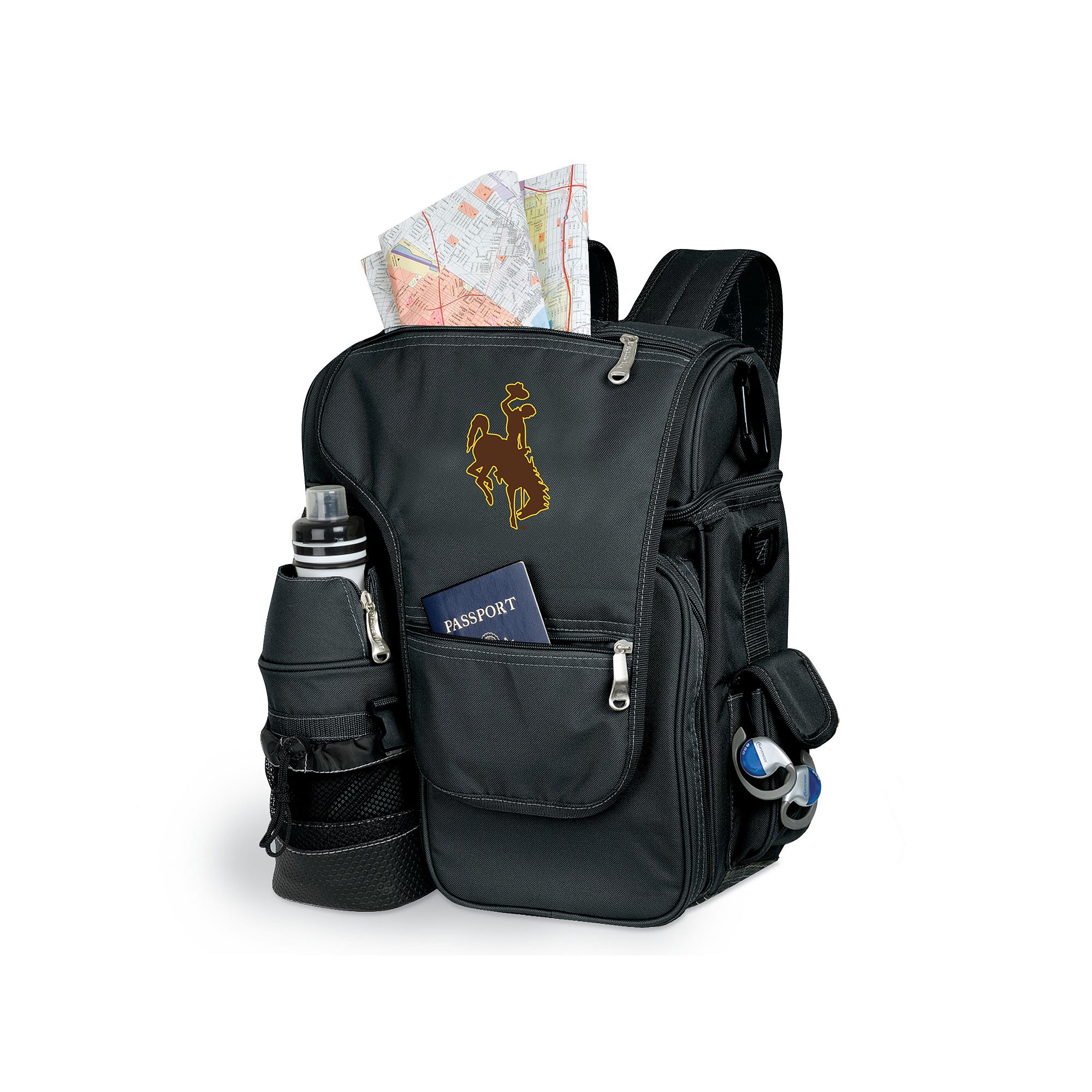 Wyoming Cowboys Insulated Backpack, Black