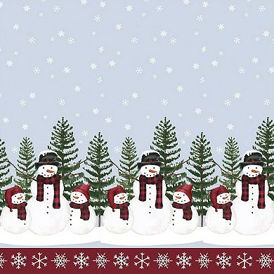 St. Nicholas Square® Yuletide Snowman Shower Curtain