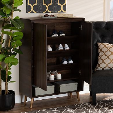 Baxton Studio Landen Shoe Cabinet