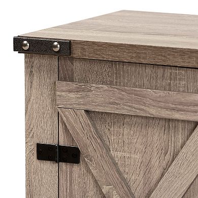 Baxton Studio Wayne Shoe Cabinet