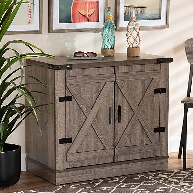 Baxton Studio Wayne Shoe Cabinet