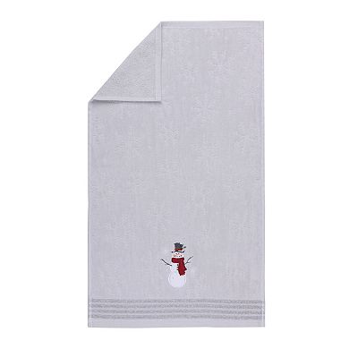 St. Nicholas Square?? Yuletide Snowman Hand Towel