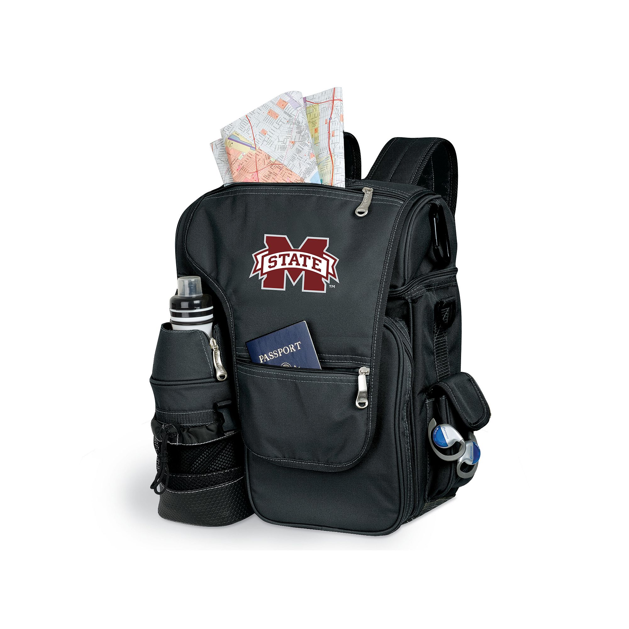 Mississippi State Bulldogs Insulated Backpack, Black